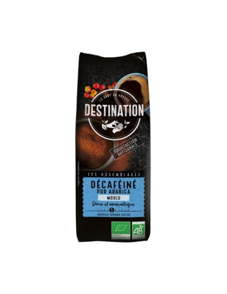 Café Molido Descafeinado Suave 100% Arábica Bio 250 g Destination Bio