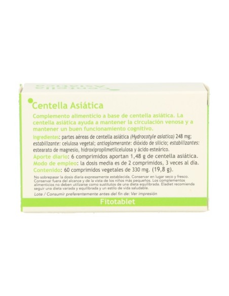 Centella Asiática 60 comprimidos Eladiet