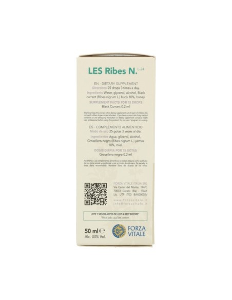 LES Ribes Nigrum 50 ml Forza Vitale