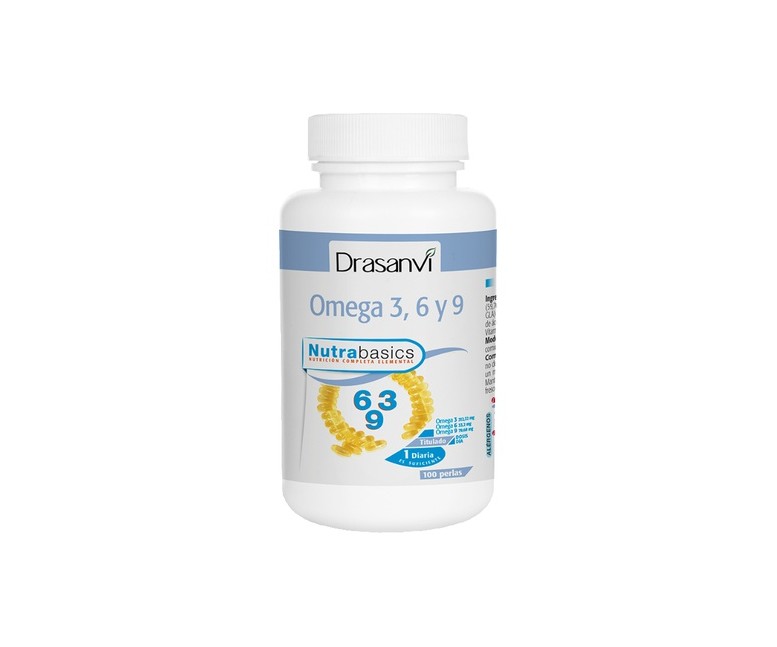 Nutrabasics Omega 3, 6 y 9 100 perlas Drasanvi