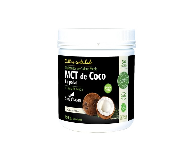 MCT de Coco en polvo 150 g de polvo Sura Vitasan