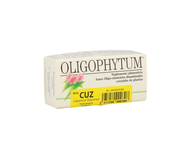 Oligophytum Cobre, Zinc (H15 CUZ) 100 comprimidos sublinguales Holistica