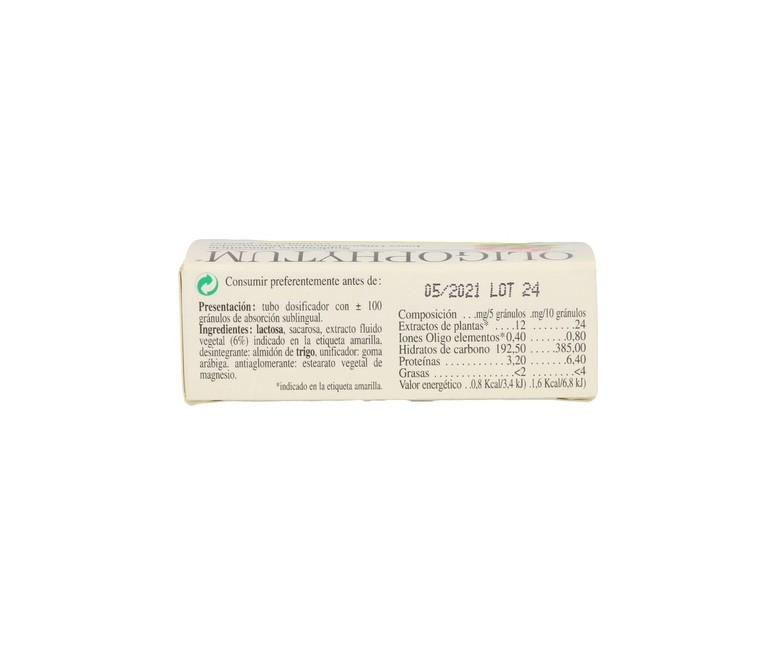 Oligophytum Cobre, Zinc (H15 CUZ) 100 comprimidos sublinguales Holistica