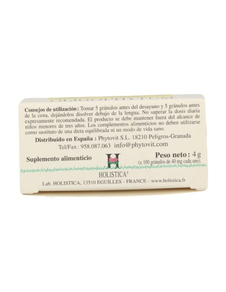 Oligophytum Cobre, Zinc (H15 CUZ) 100 comprimidos sublinguales Holistica
