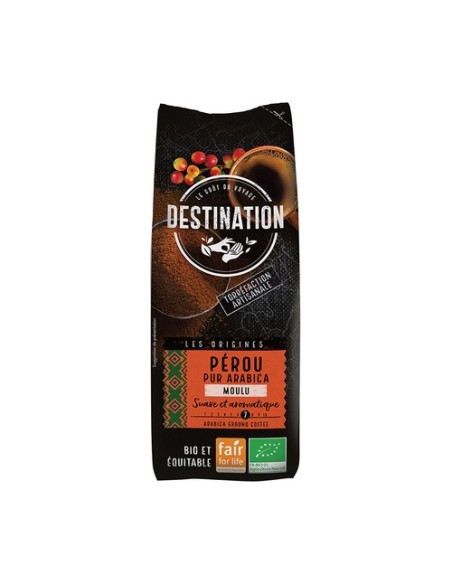 Café molido perú 100% arábica bio 250 g Destination Bio