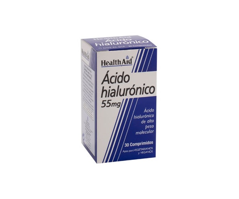 Ácido Hialurónico 30 comprimidos de 55mg Health Aid