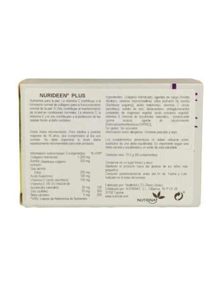 Nurideen Plus Health Aid 60 cápsulas Health Aid
