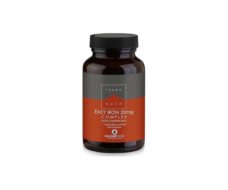 Hierro Bisglicinato 100 cápsulas de 20mg Terranova