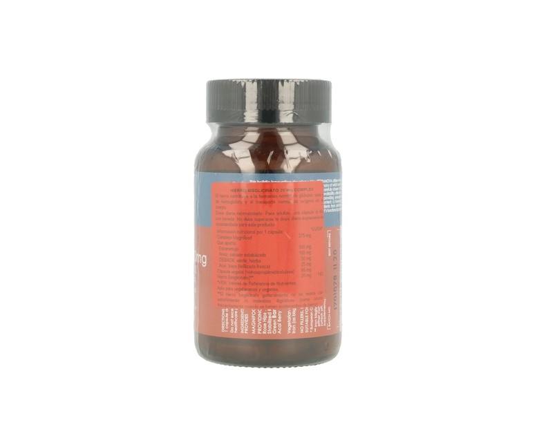 Hierro Bisglicinato 100 cápsulas de 20mg Terranova