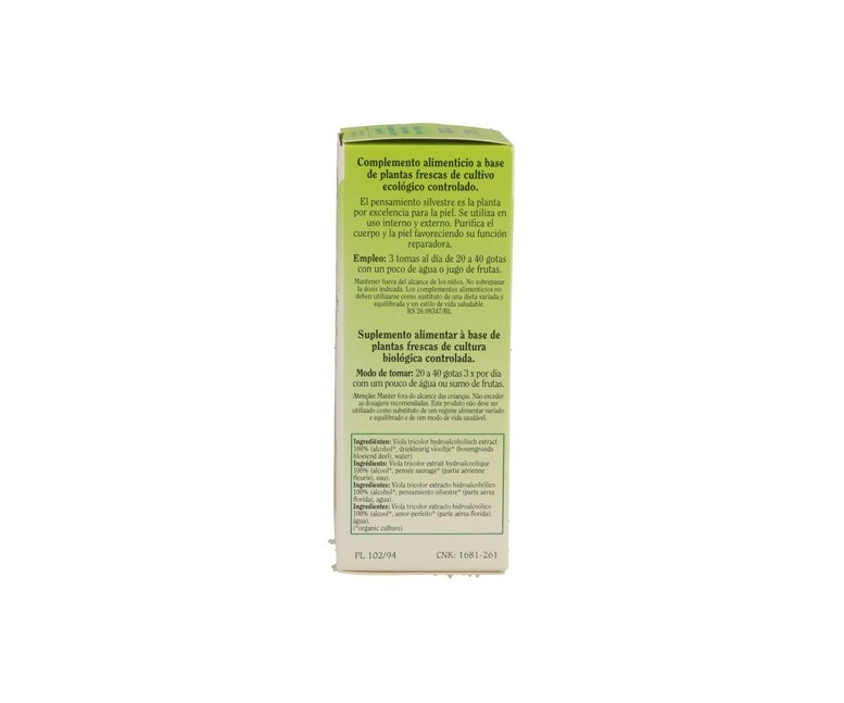 Pensamiento Silvestre (Viola Tricolor) 50 ml Biover