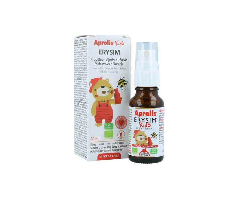 Aprolis kids erysim spray bucal 20 ml (Fresa) Intersa