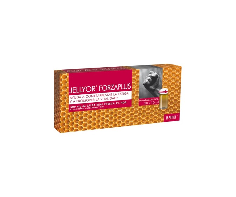 Jellyor Forzaplus 20 ampollas de 10ml Eladiet