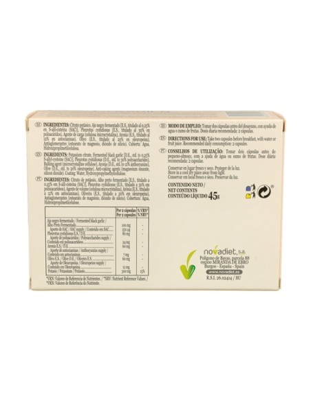 Presalta 60 cápsulas Nova Diet