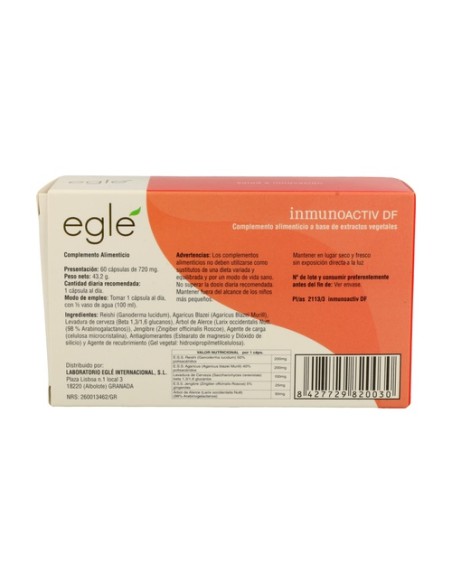Inmunoactiv Df 60 cápsulas Egle
