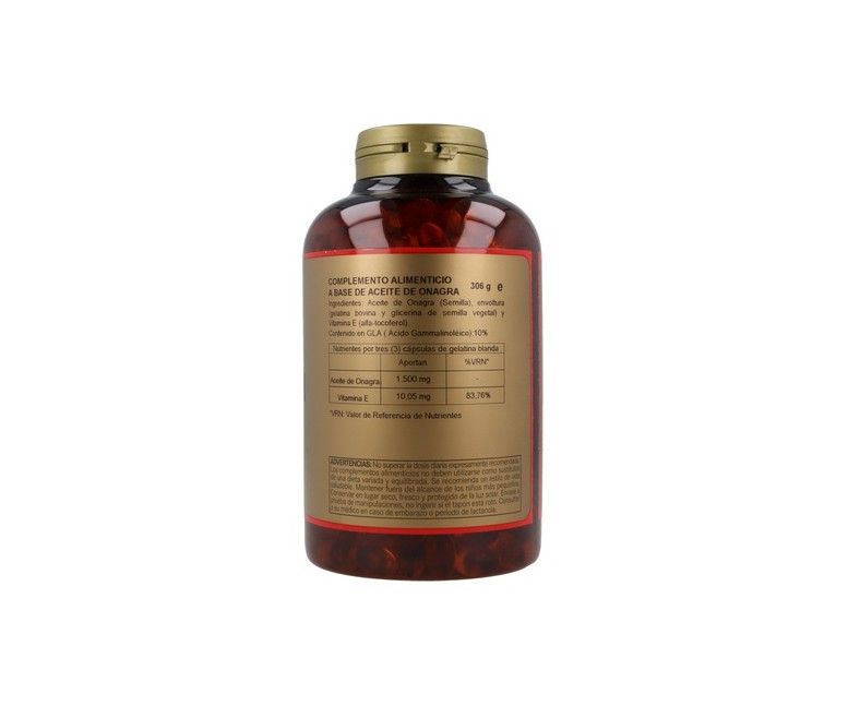 Onagra + vitamina E 450 perlas Obire