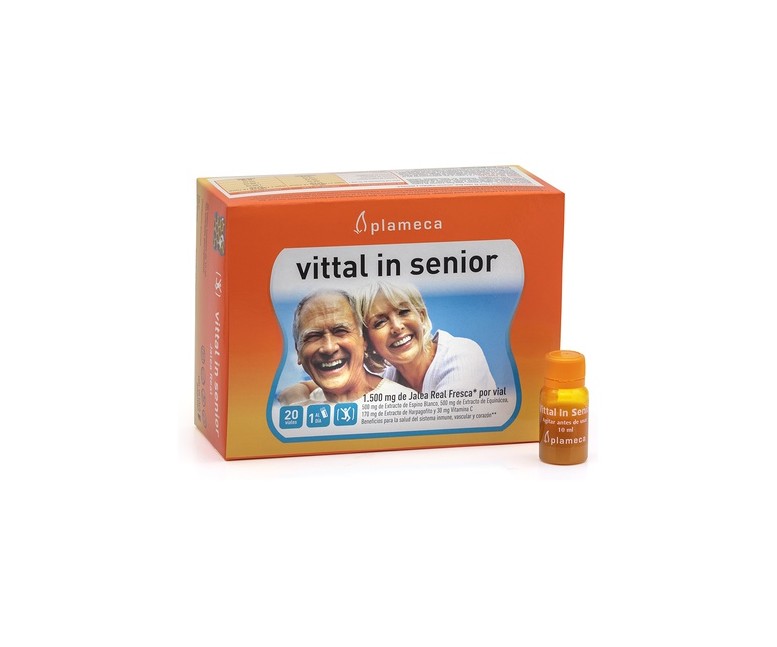 Vittal in Senior 20 ampollas de 10ml Plameca