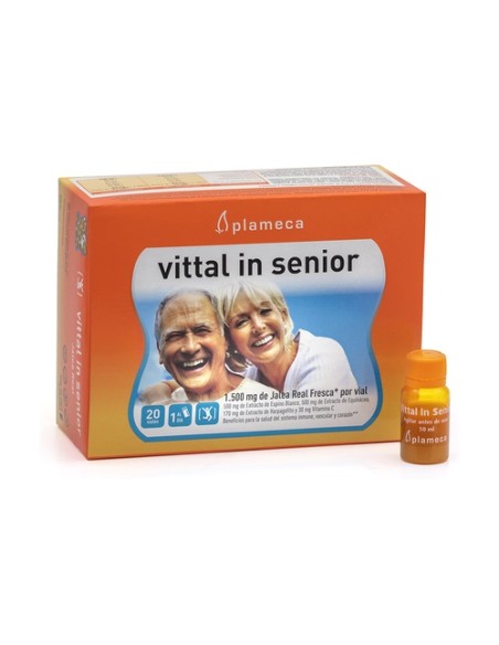 Vittal in Senior 20 ampollas de 10ml Plameca