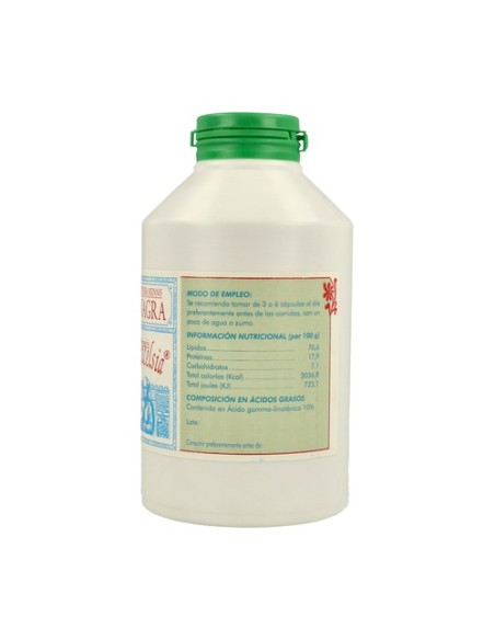 Perlas Onagra 515 Mg. 400 perlas Paracelsia