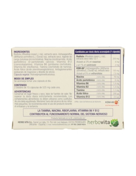 Neradap 30 cápsulas Herbovita