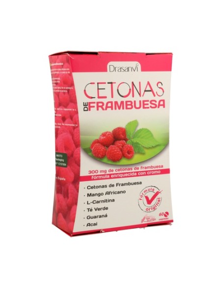 Cetonas de Frambuesa 60 comprimidos Drasanvi