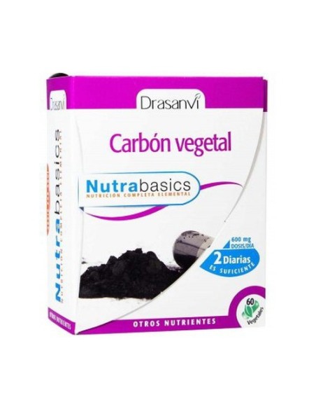 Nutrabasics Carbón Vegetal 60 cápsulas Drasanvi