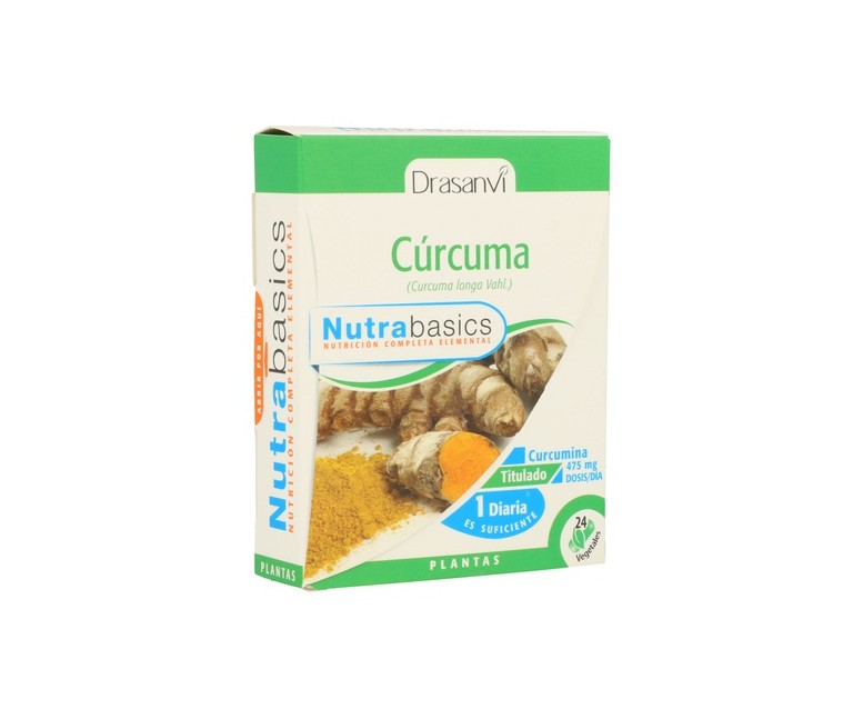 Nutrabasics cúrcuma 24 cápsulas de 770mg Drasanvi