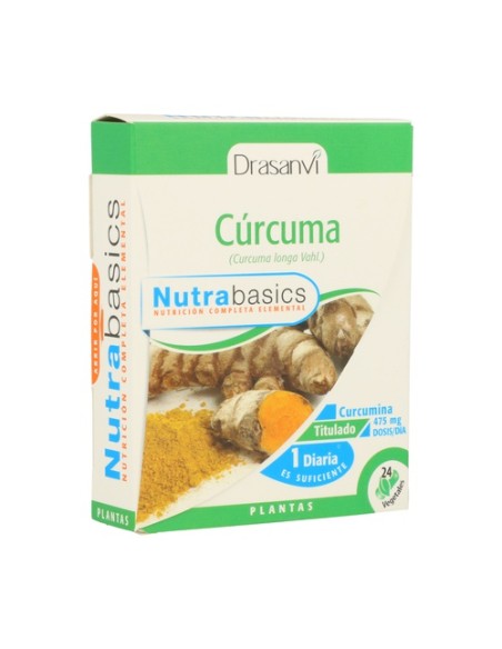 Nutrabasics cúrcuma 24 cápsulas de 770mg Drasanvi