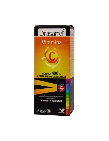 Vitamina C 400mg masticable 60 comprimidos Drasanvi
