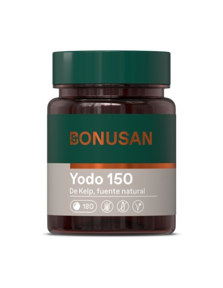 Yodo de Kelp 180 tabletas de 150μg Bonusan