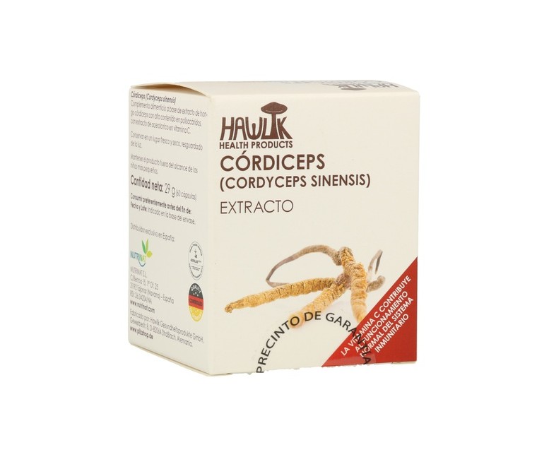 Extracto Cordiceps Puro 60 cápsulas Hawlik