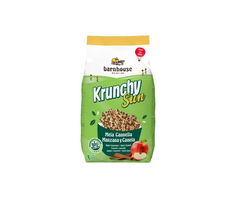 Muesli Krunchy Sun de Manzana y Canela 750 g Barnhouse