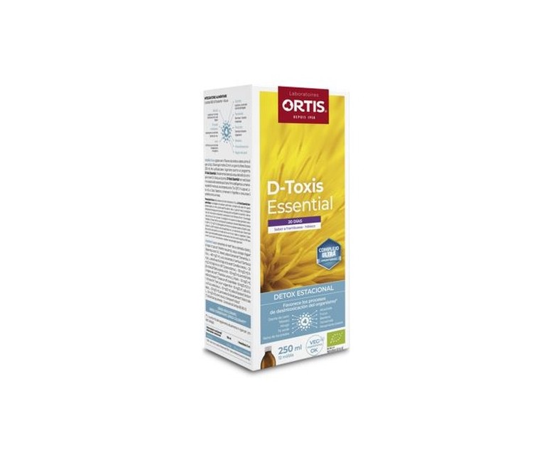 D-toxis essential bio 250 ml (Frambuesa) Ortis