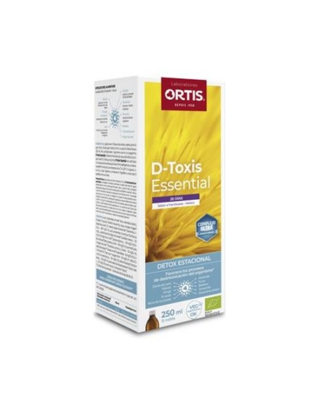 D-toxis essential bio 250 ml (Frambuesa) Ortis