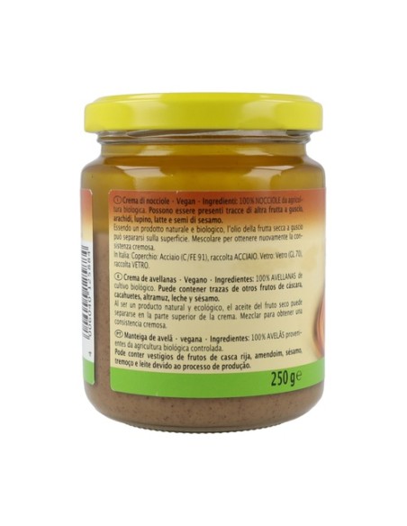 Crema de avellanas 250 g Rapunzel