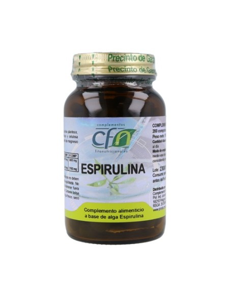 Espirulina 200 comprimidos de 500mg Cfn