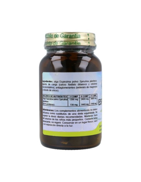 Espirulina 200 comprimidos de 500mg Cfn