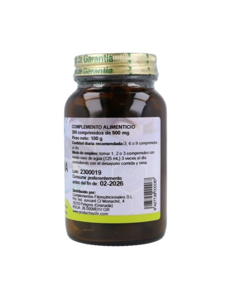 Espirulina 200 comprimidos de 500mg Cfn