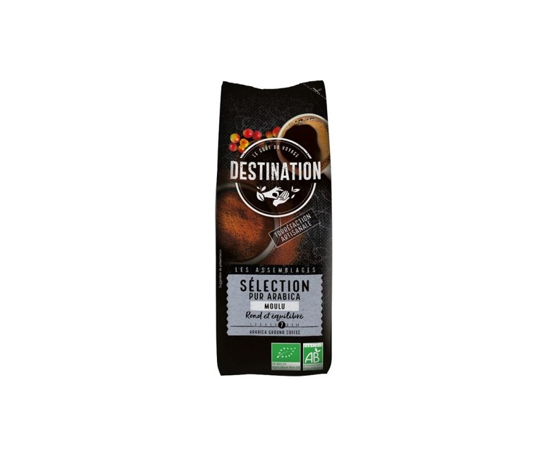Café Molido Selección 100% Arábica Bio 250 g Destination Bio