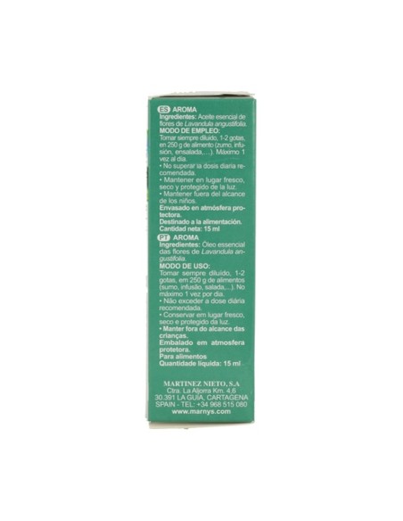 Aceite Esencial de Lavanda 15 ml MARNYS®