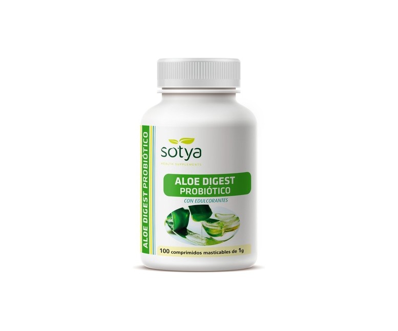 Aloe digest probiótico 100 comprimidos de 1g Sotya