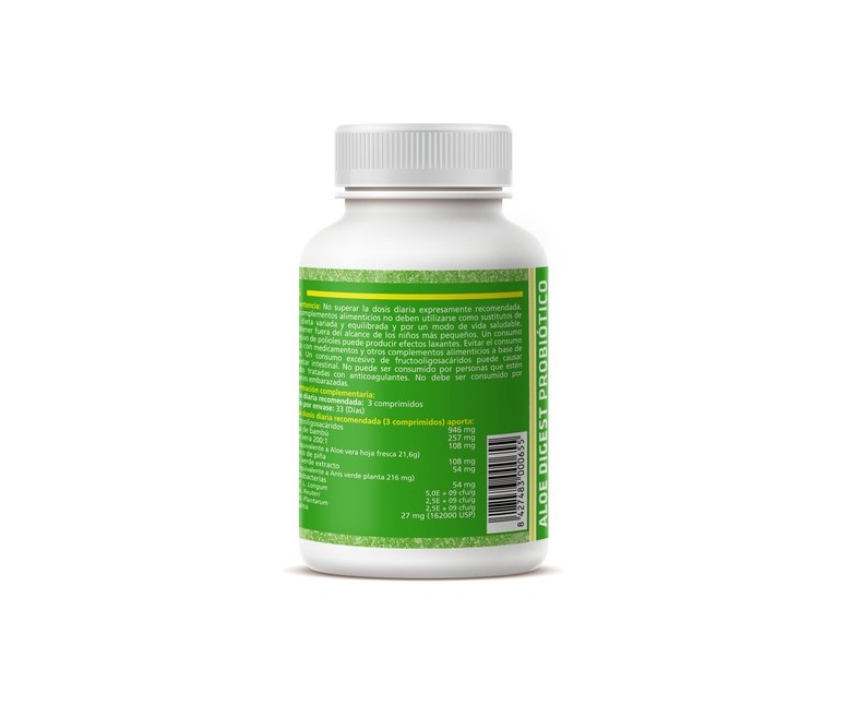 Aloe digest probiótico 100 comprimidos de 1g Sotya