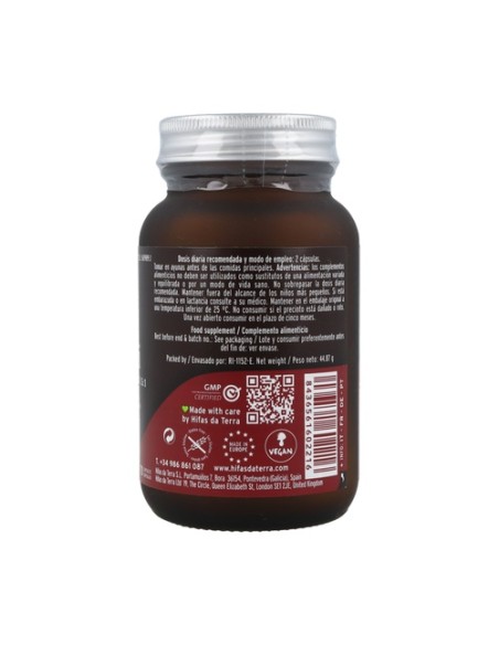 Mico Rei (Ganoderma lucidum) 70 cápsulas de 641mg Hifas da Terra