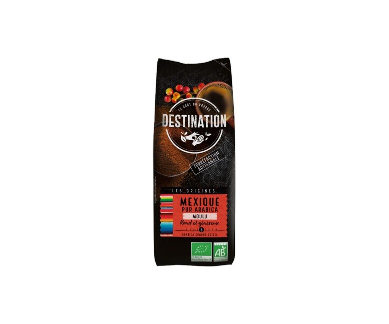 Café Molido México 100% Arábica Bio 250 g Destination Bio