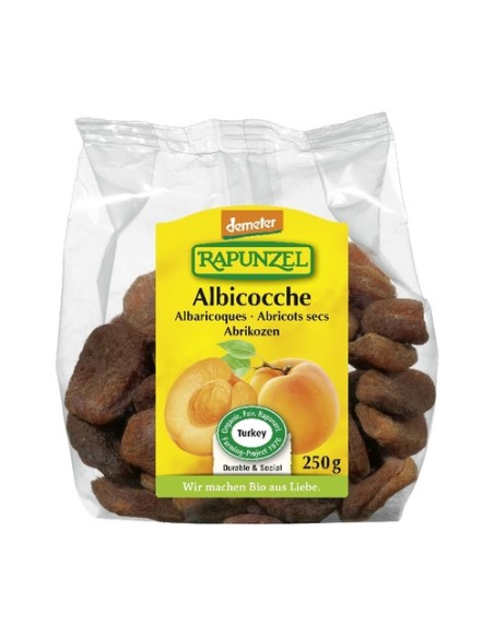 Albaricoques enteros secos Bio 250 g Rapunzel