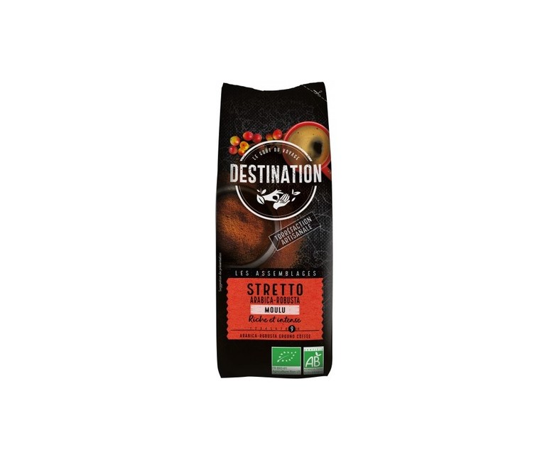 Café stretto italiano molido 250 g Destination Bio