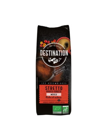 Café stretto italiano molido 250 g Destination Bio