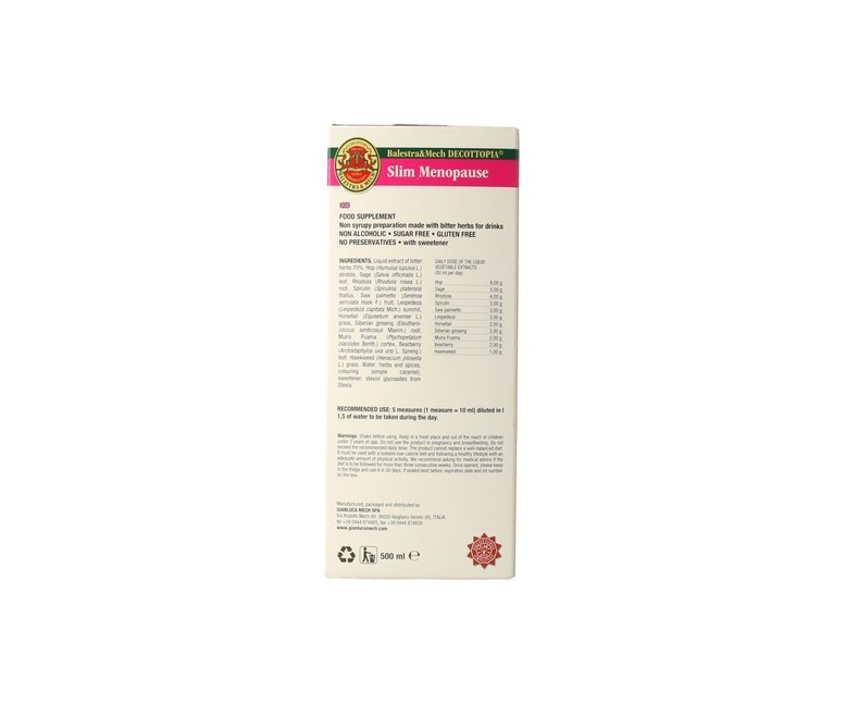 Slim menopausia 500 ml Gianluca Mech