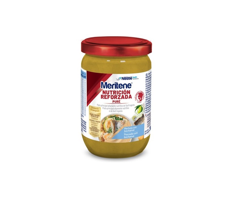 Puré tarro merluza con bechamel 300 g MERITENE