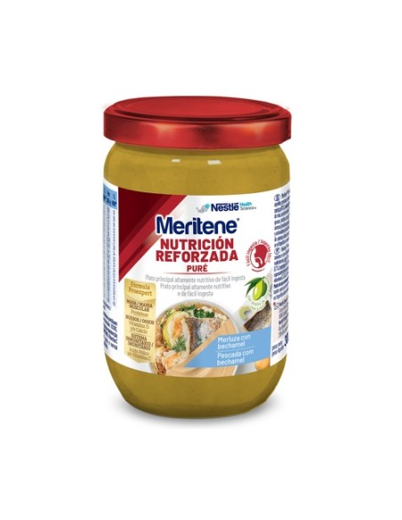 Puré tarro merluza con bechamel 300 g MERITENE