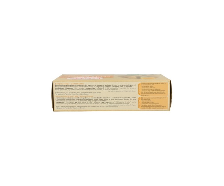 Galletas Dentición 8m+ 24 unidades (Naranja) Babybio